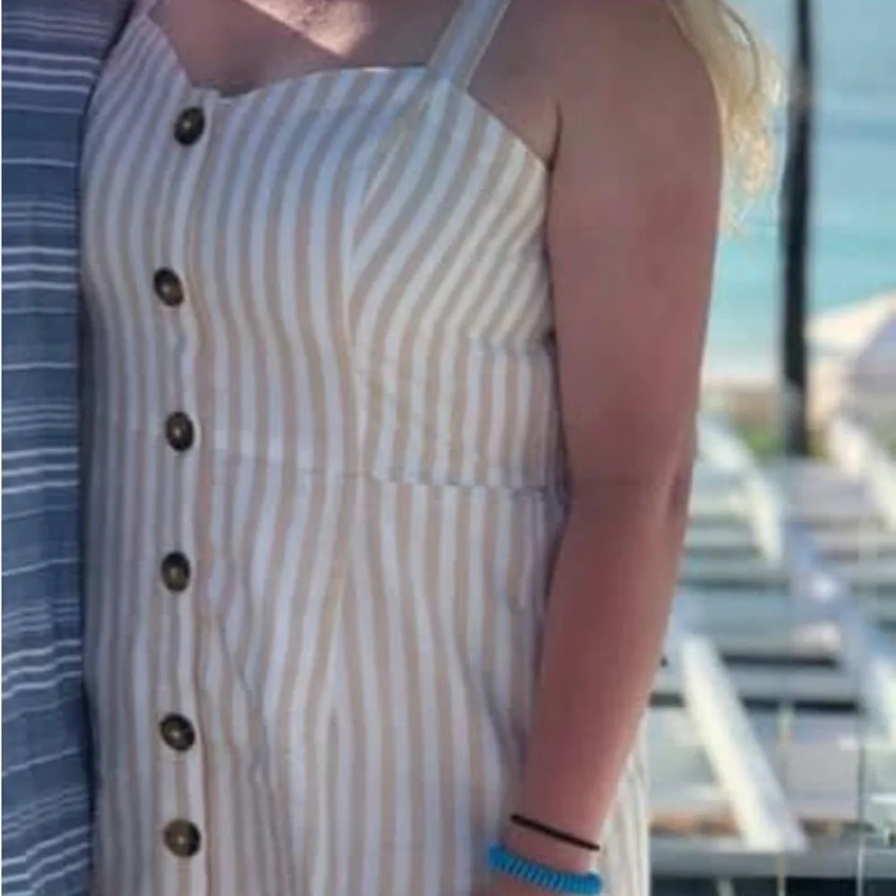 Striped Button-Down Dress - Picture 2 of 3